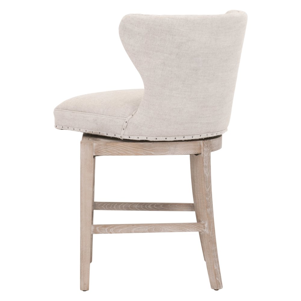 Essentials Transitional Milton Swivel Counter Stool