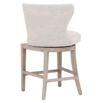 Essentials Transitional Milton Swivel Counter Stool