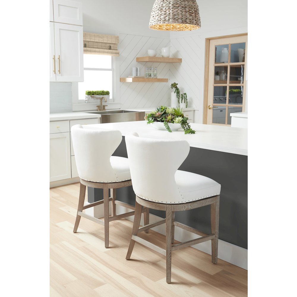 Milton Swivel Counter Stool, Set of 2