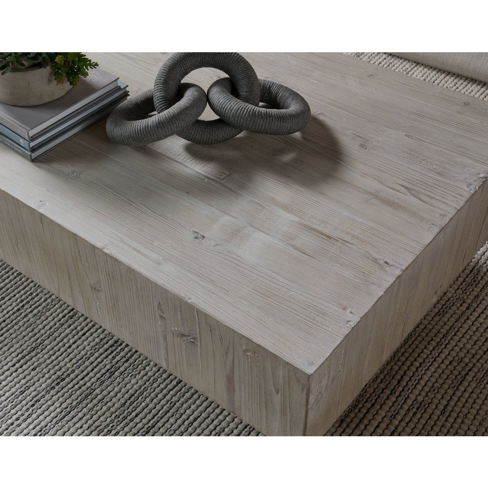 Bella Antique Transitional Montauk Coffee Table