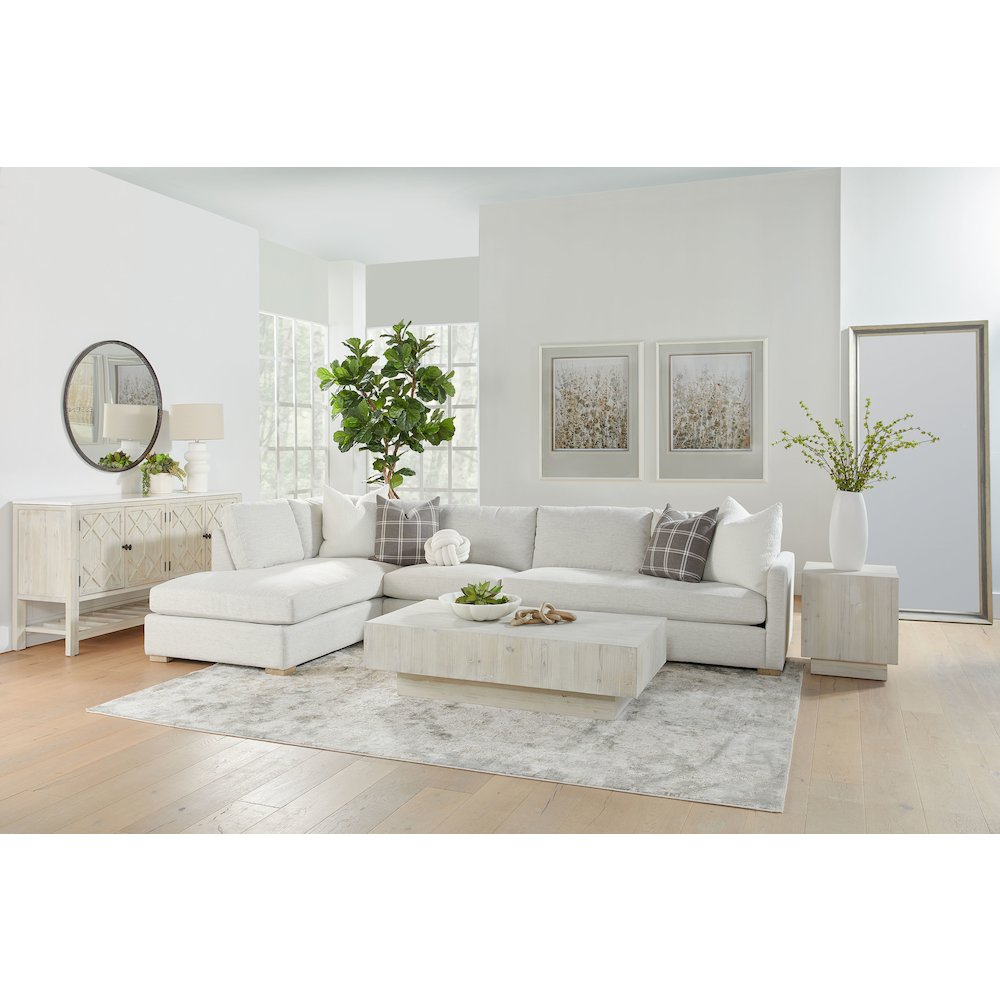 Bella Antique Transitional Montauk End Table