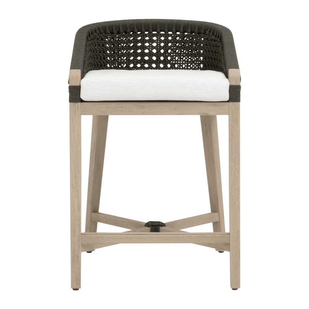 Woven - Outdoor  Transitional Montecito Outdoor Counter Stool