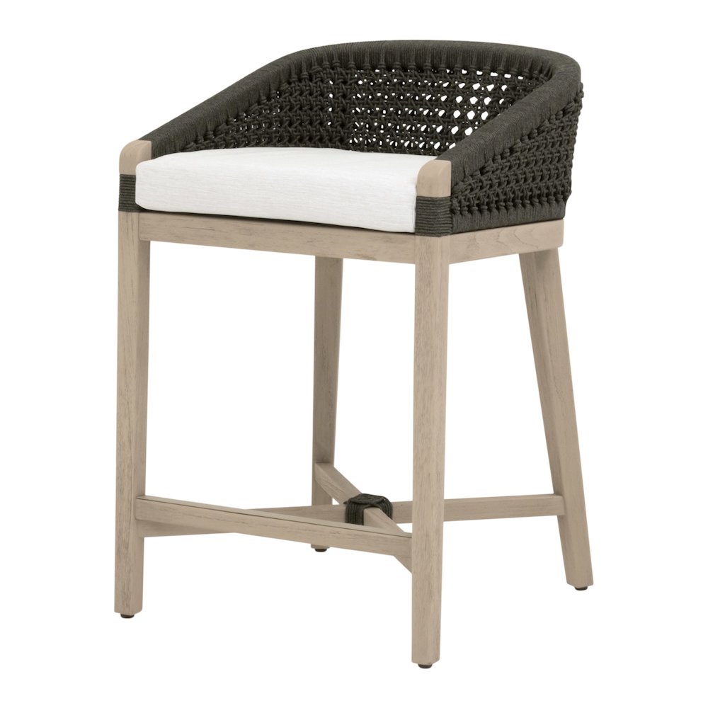 Woven - Outdoor  Transitional Montecito Outdoor Counter Stool