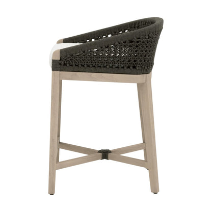 Woven - Outdoor  Transitional Montecito Outdoor Counter Stool