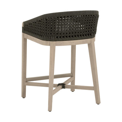 Woven - Outdoor  Transitional Montecito Outdoor Counter Stool