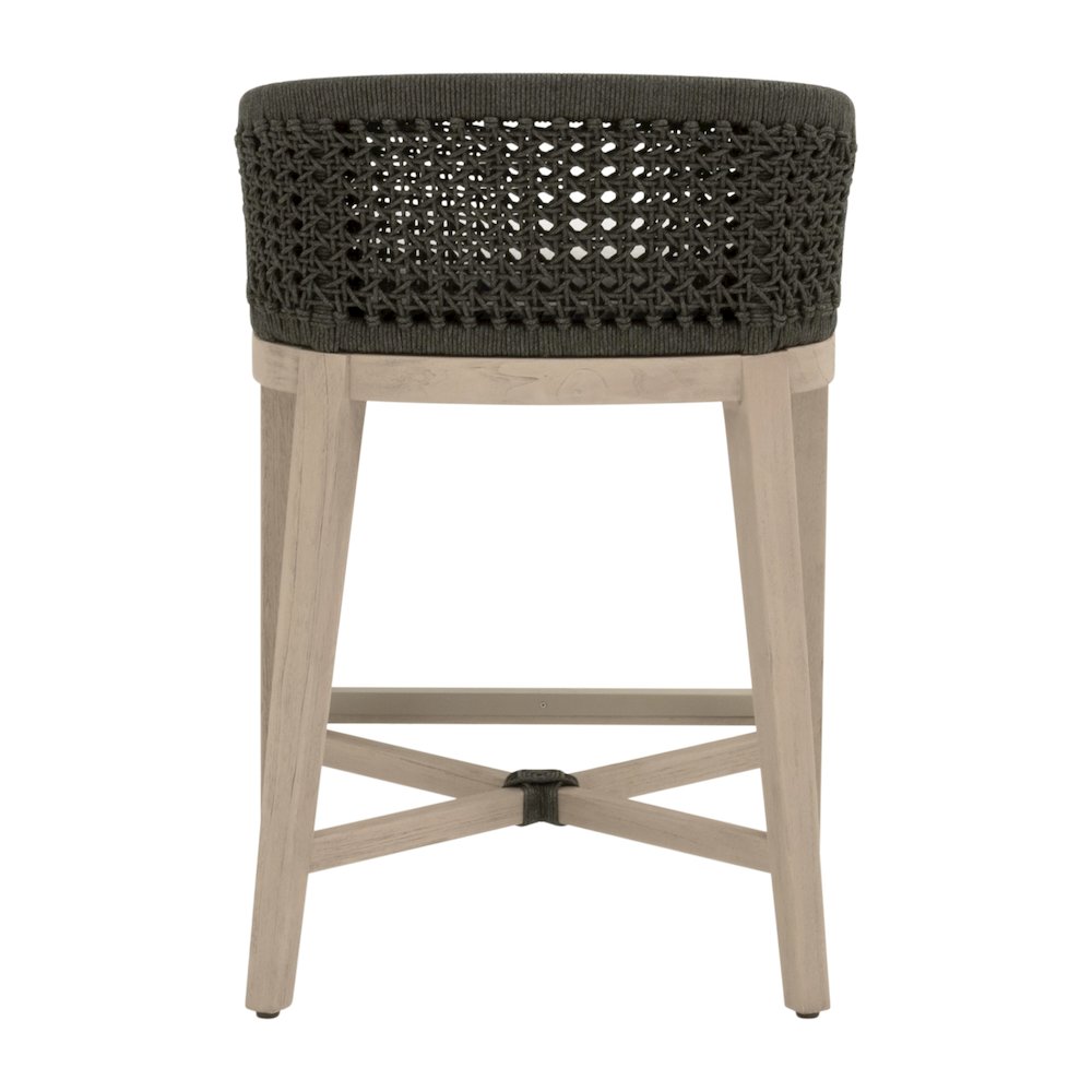 Woven - Outdoor  Transitional Montecito Outdoor Counter Stool