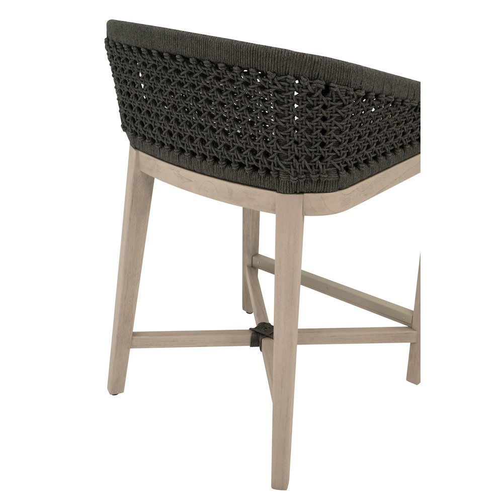 Woven - Outdoor  Transitional Montecito Outdoor Counter Stool