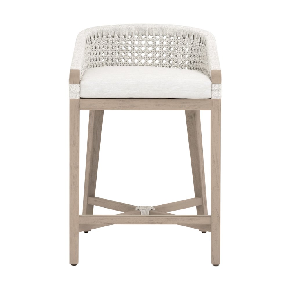 Woven - Outdoor  Transitional Montecito Outdoor Counter Stool