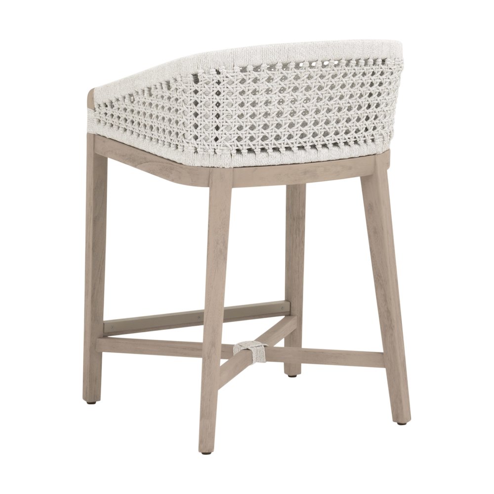 Woven - Outdoor  Transitional Montecito Outdoor Counter Stool