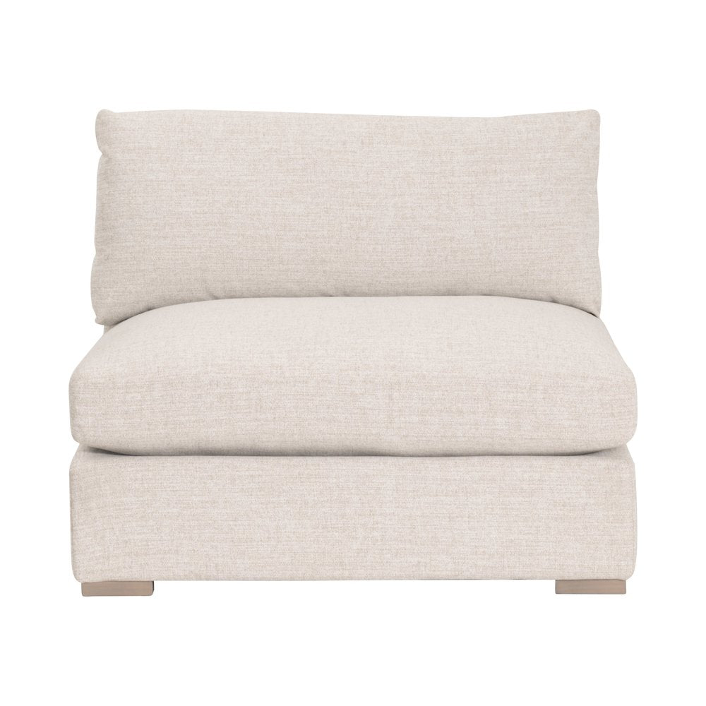 Transitional Newport Outdoor Modular 1-Seat Armless Chair