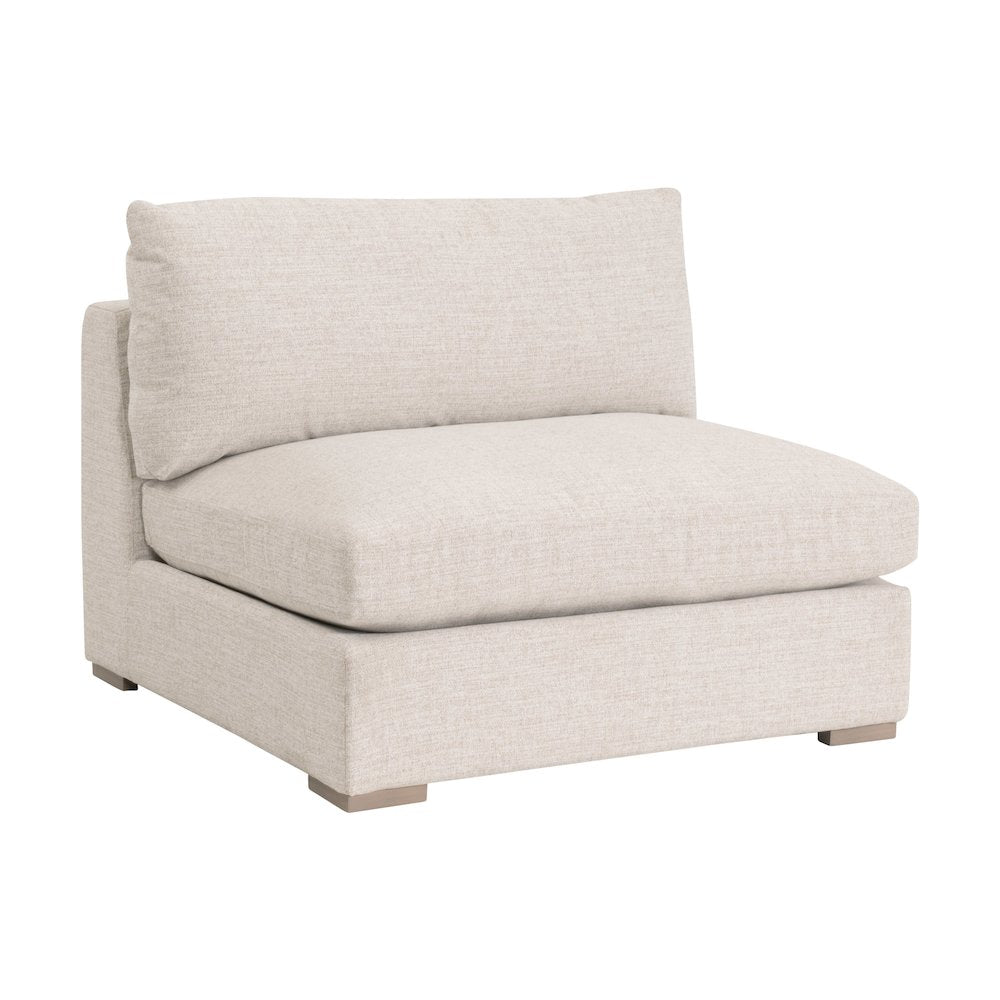 Transitional Newport Outdoor Modular 1-Seat Armless Chair