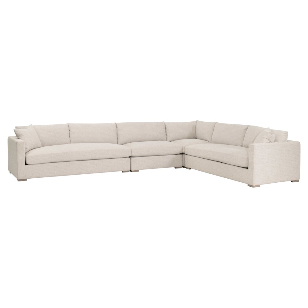 Transitional Newport Outdoor Modular 1-Seat Armless Chair