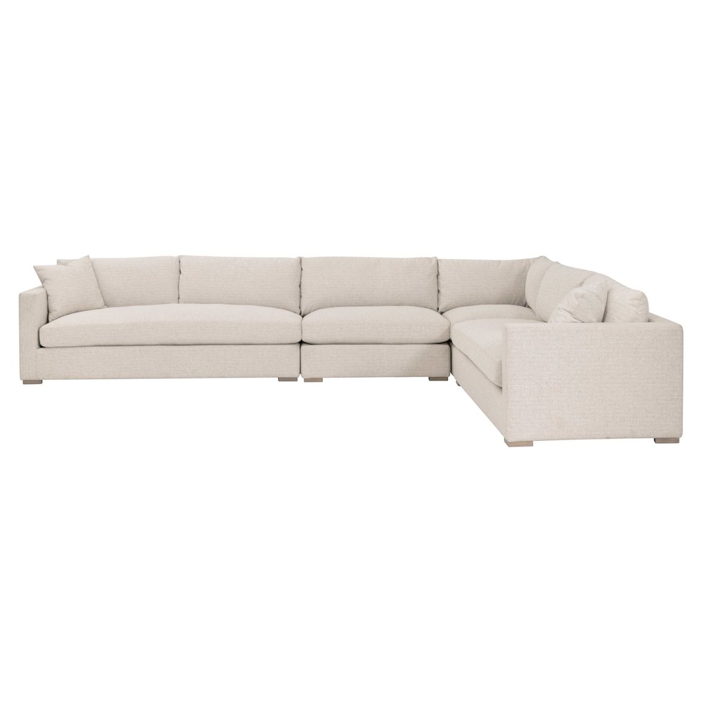 Transitional Newport Outdoor Modular 1-Seat Armless Chair