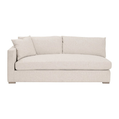 Transitional Newport Outdoor Modular 2-Seat Left Track Arm Sofa