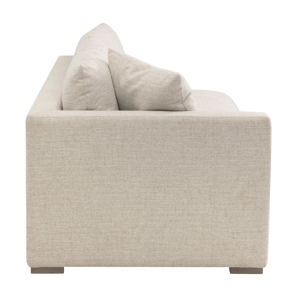 Transitional Newport Outdoor Modular 2-Seat Left Track Arm Sofa