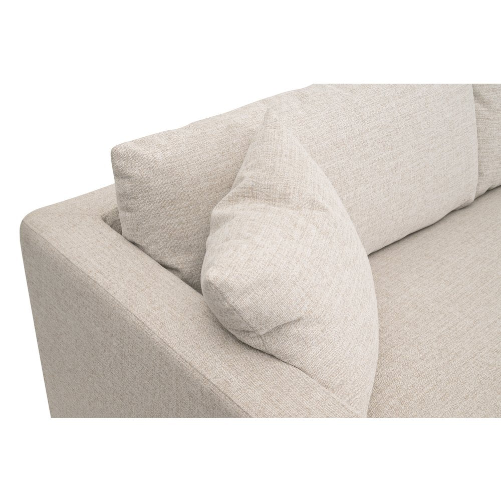 Transitional Newport Outdoor Modular 2-Seat Left Track Arm Sofa