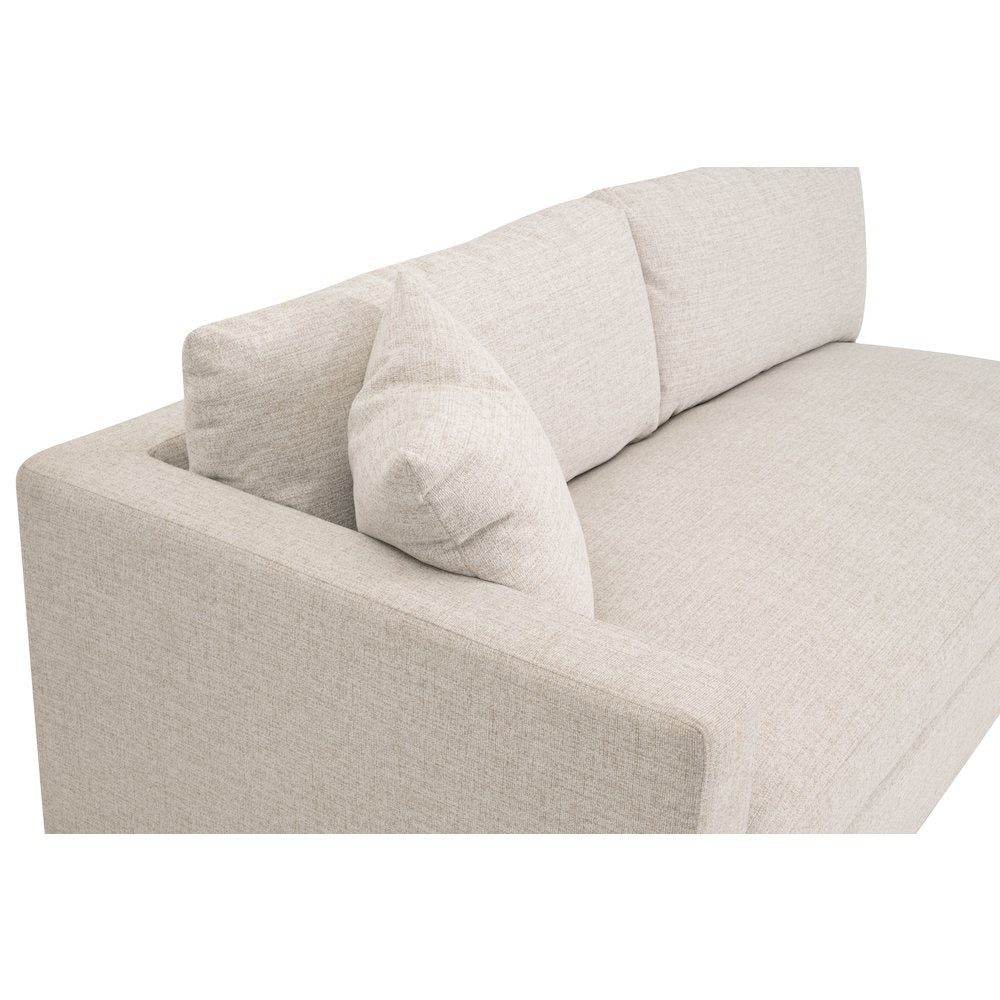 Transitional Newport Outdoor Modular 2-Seat Left Track Arm Sofa