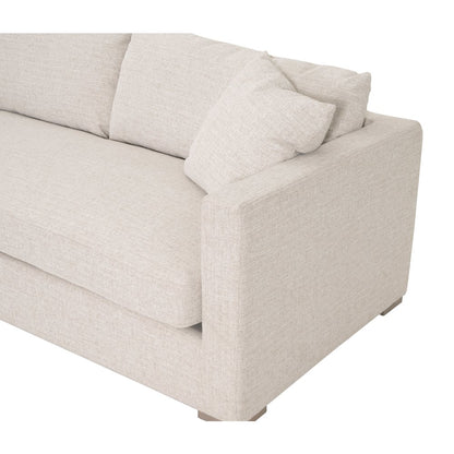 Transitional Newport Outdoor Modular 2-Seat Right Track Arm Sofa