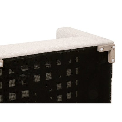 Transitional Newport Outdoor Track Arm Sofa Chair