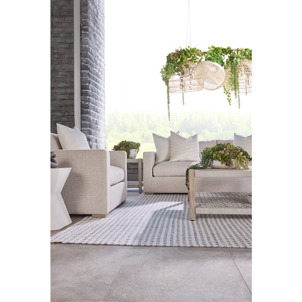 Transitional Newport Outdoor Track Arm Sofa Chair
