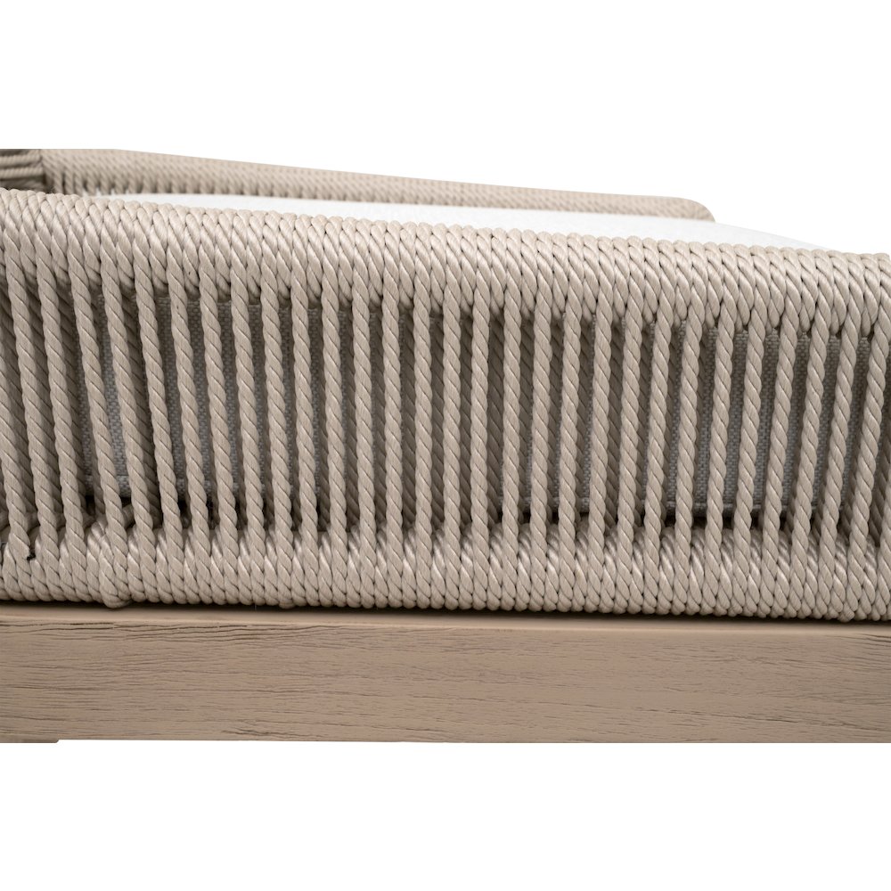 Woven - Outdoor  Transitional Overlay Outdoor Counter Stool