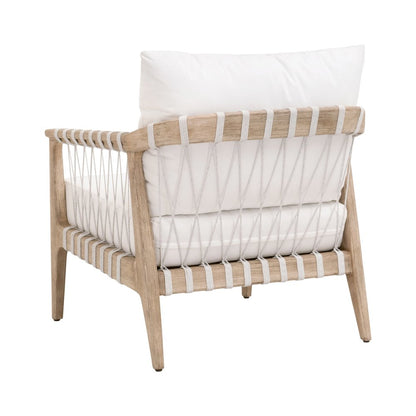 Woven Transitional Pacific Club Chair