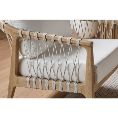 Woven Transitional Pacific Club Chair