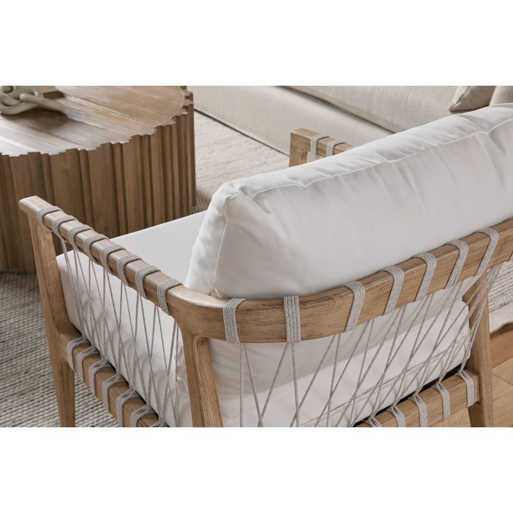 Woven Transitional Pacific Club Chair