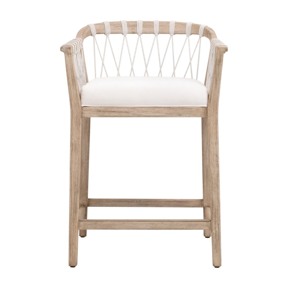 Woven Transitional Pacific Counter Stool