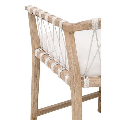 Woven Transitional Pacific Counter Stool