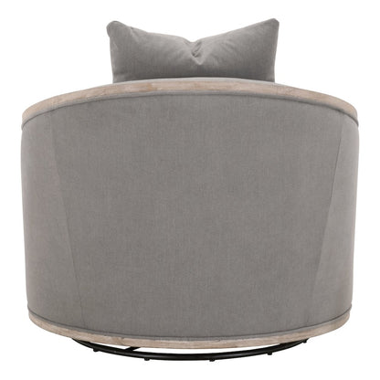 Transitional Paxton Swivel Club Chair