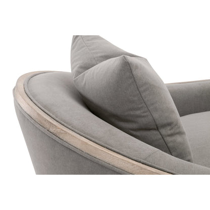 Transitional Paxton Swivel Club Chair