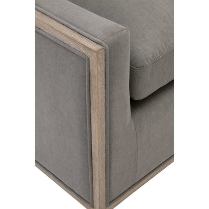 Transitional Paxton Swivel Club Chair