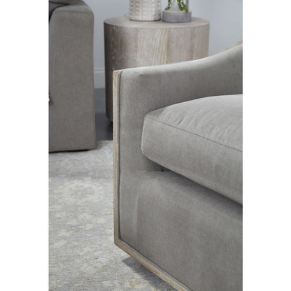 Transitional Paxton Swivel Club Chair