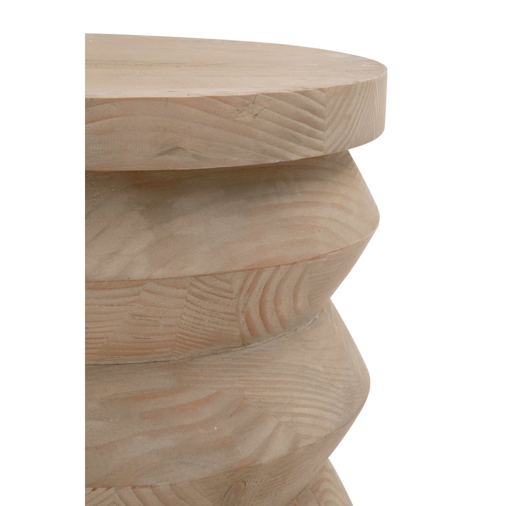 Bella Antique Transitional Pier Accent Table