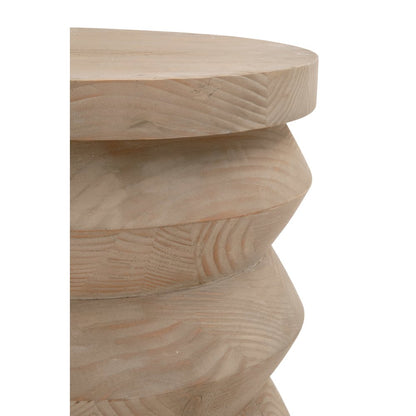 Bella Antique Transitional Pier Accent Table