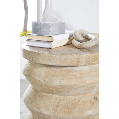 Bella Antique Transitional Pier Accent Table