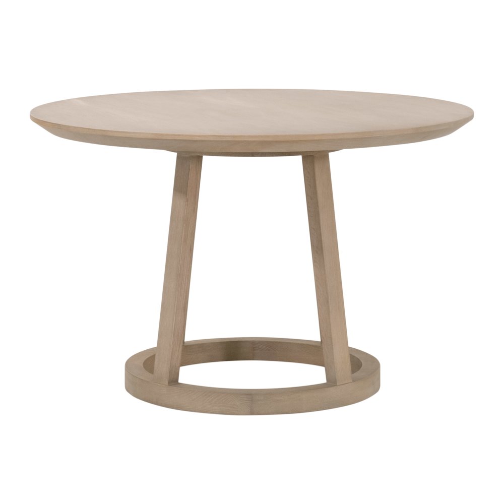 Bella Antique Transitional Reeves 48" Round Dining Table