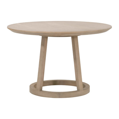 Bella Antique Transitional Reeves 48" Round Dining Table