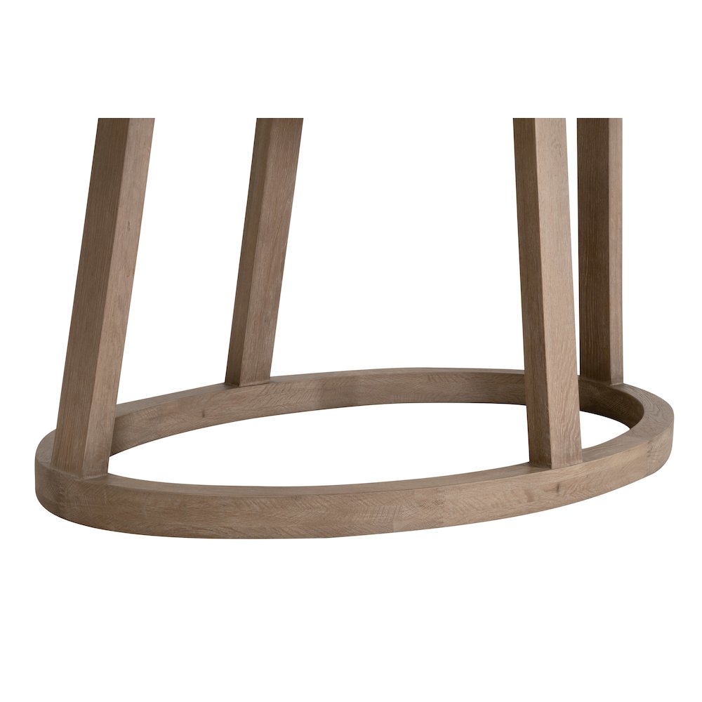 Bella Antique Transitional Reeves Oval Dining Table