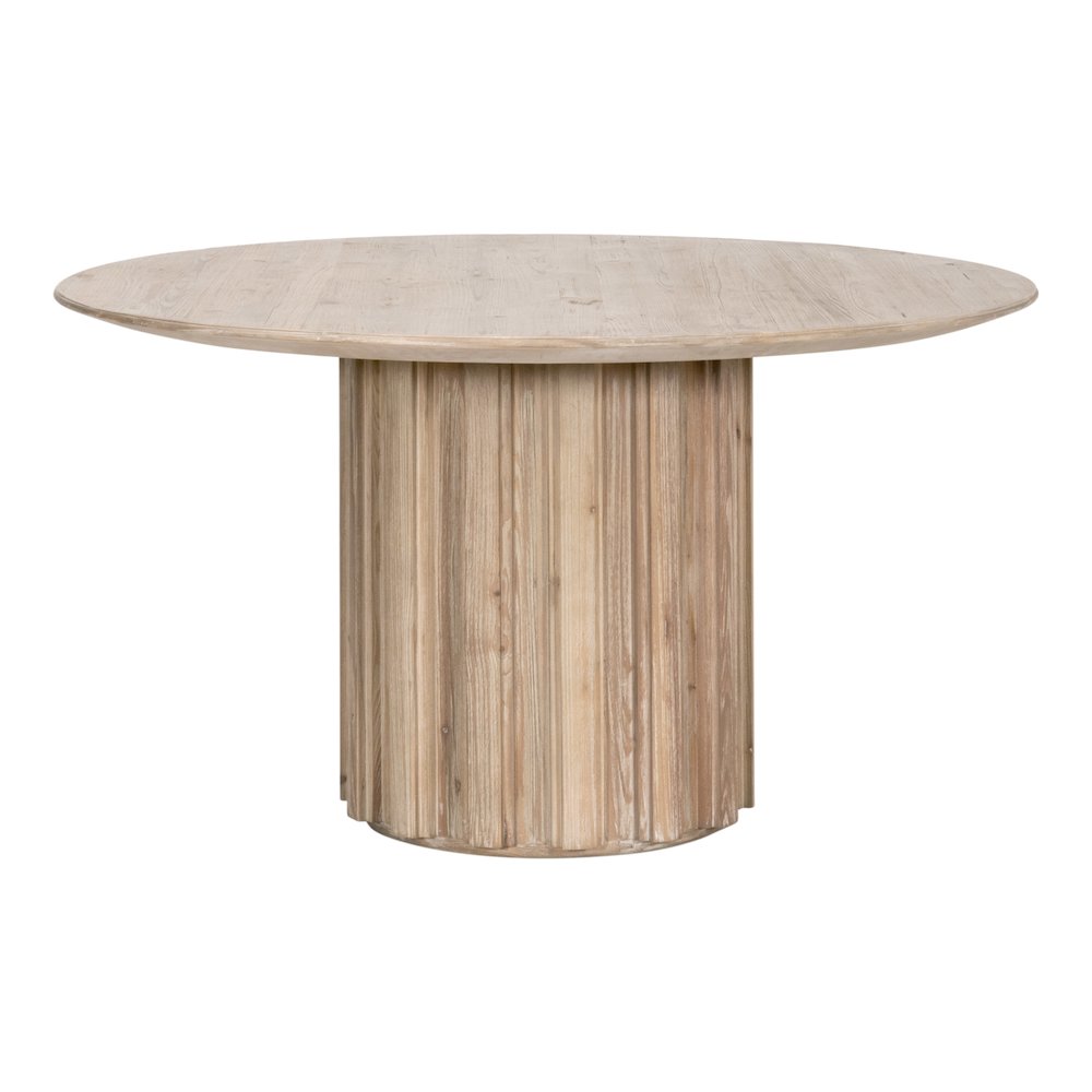 Bella Antique Transitional Roma 54" Round Dining Table