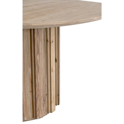 Bella Antique Transitional Roma 54" Round Dining Table