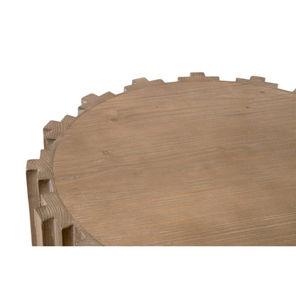 Bella Antique Transitional Roma End Table