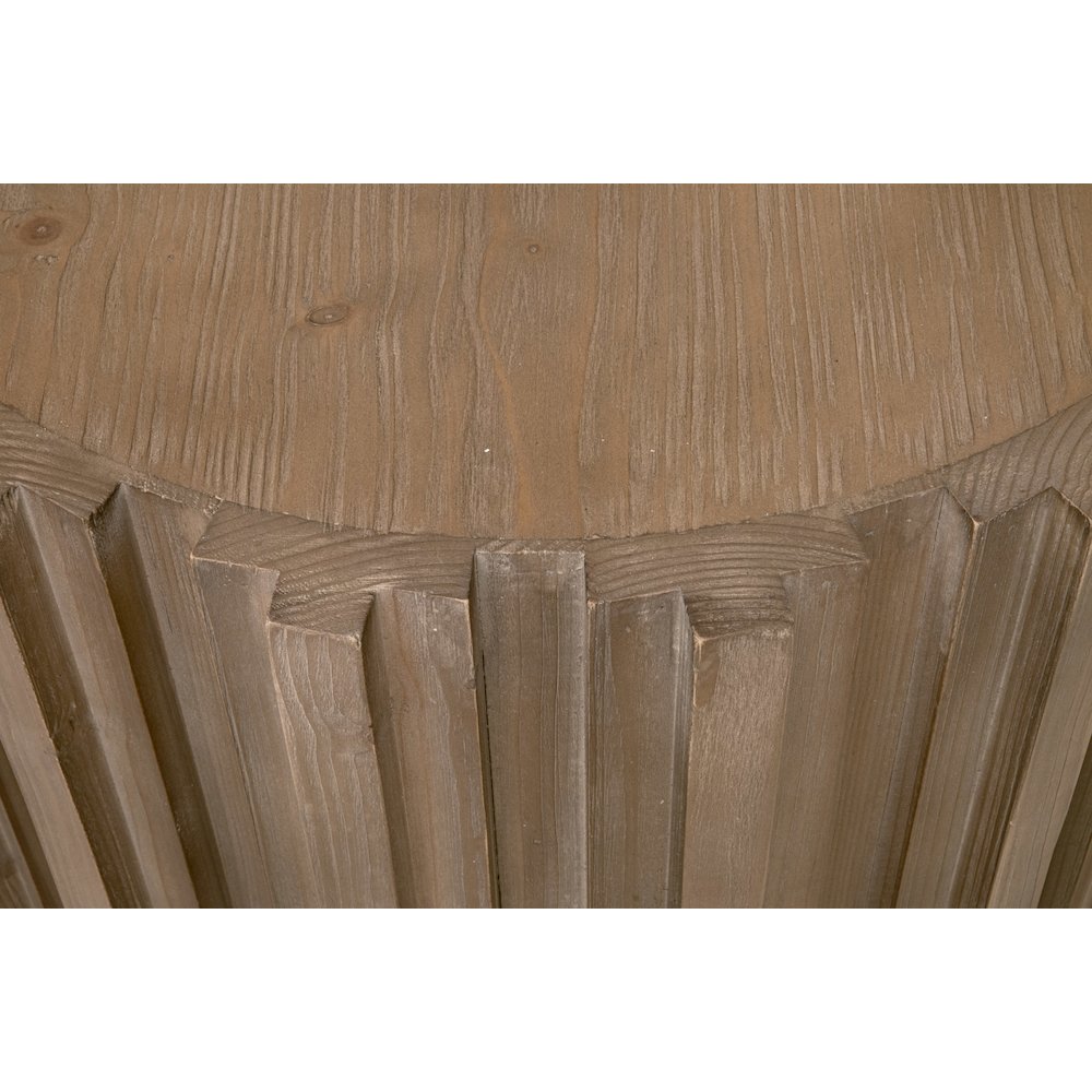 Bella Antique Transitional Roma End Table