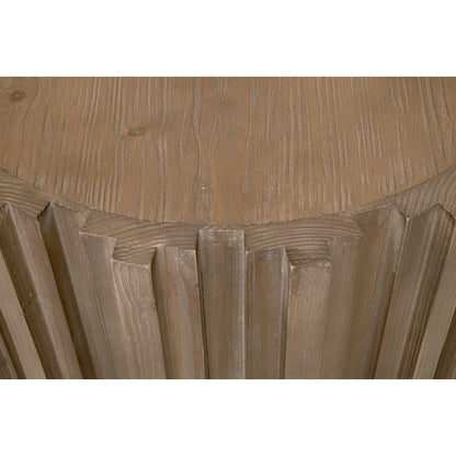 Bella Antique Transitional Roma End Table