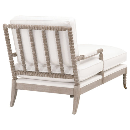 Stitch & Hand - Dining & Bedroom Transitional Rouleau Chaise Lounge