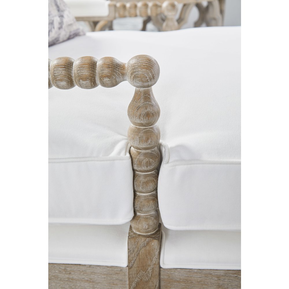 Stitch & Hand - Dining & Bedroom Transitional Rouleau Chaise Lounge