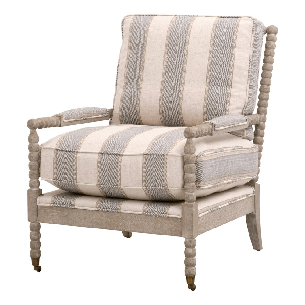 Stitch & Hand - Dining & Bedroom Transitional Rouleau Club Chair