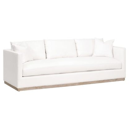 Stitch & Hand - Upholstery Transitional Siena 96" Plinth Base Sofa