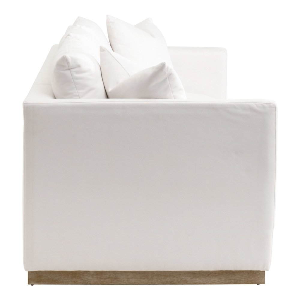 Stitch & Hand - Upholstery Transitional Siena 96" Plinth Base Sofa